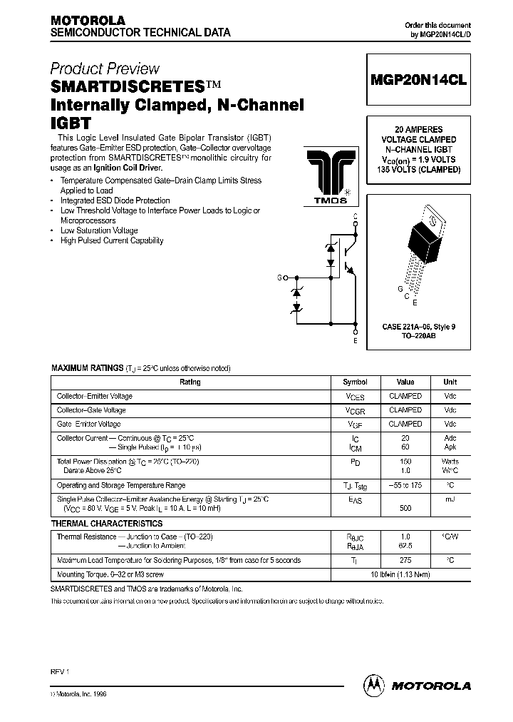 MGP20N14CL_1278839.PDF Datasheet