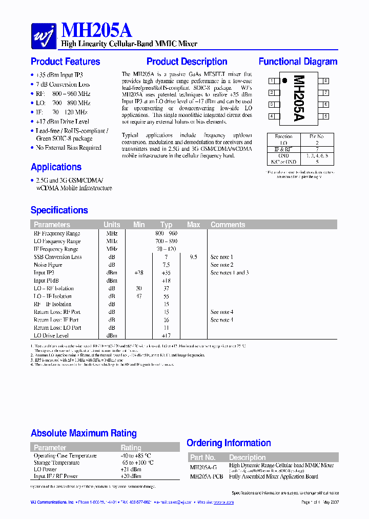 MH205A07_1278963.PDF Datasheet