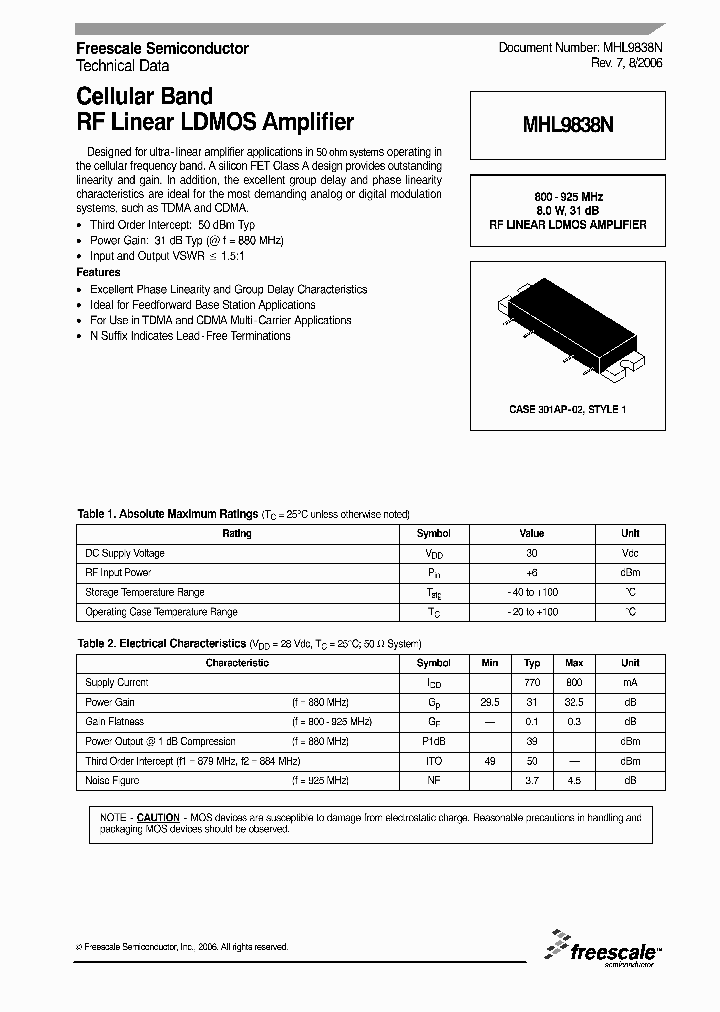 MHL9838N_1279109.PDF Datasheet