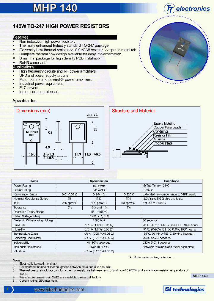 MHP140500J_1279114.PDF Datasheet