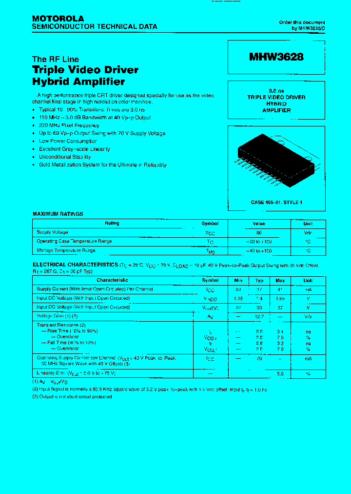 MHW3628_1030909.PDF Datasheet
