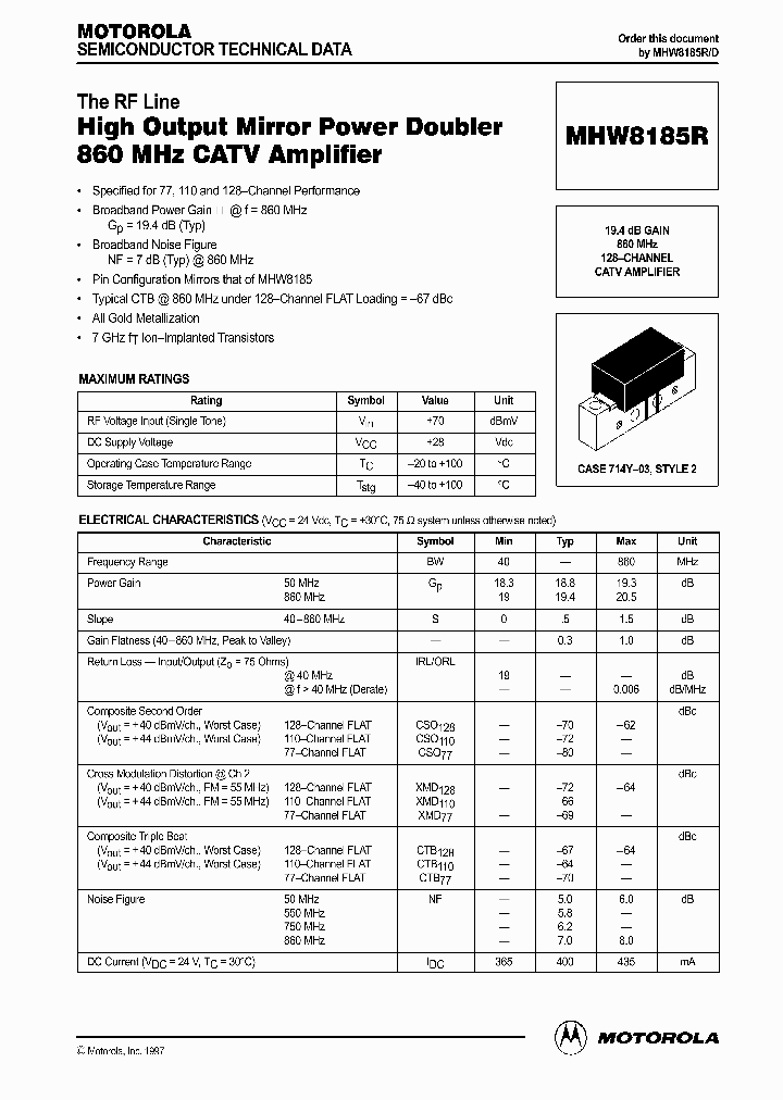 MHW8185R_1279175.PDF Datasheet