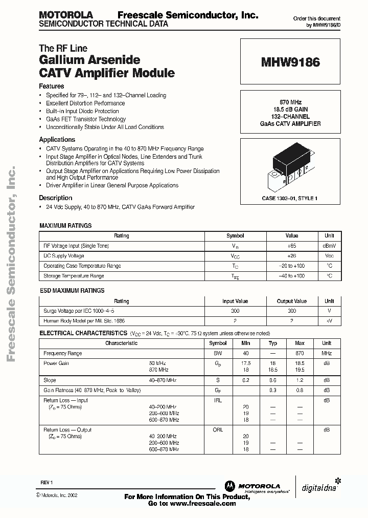 MHW9186_1279196.PDF Datasheet