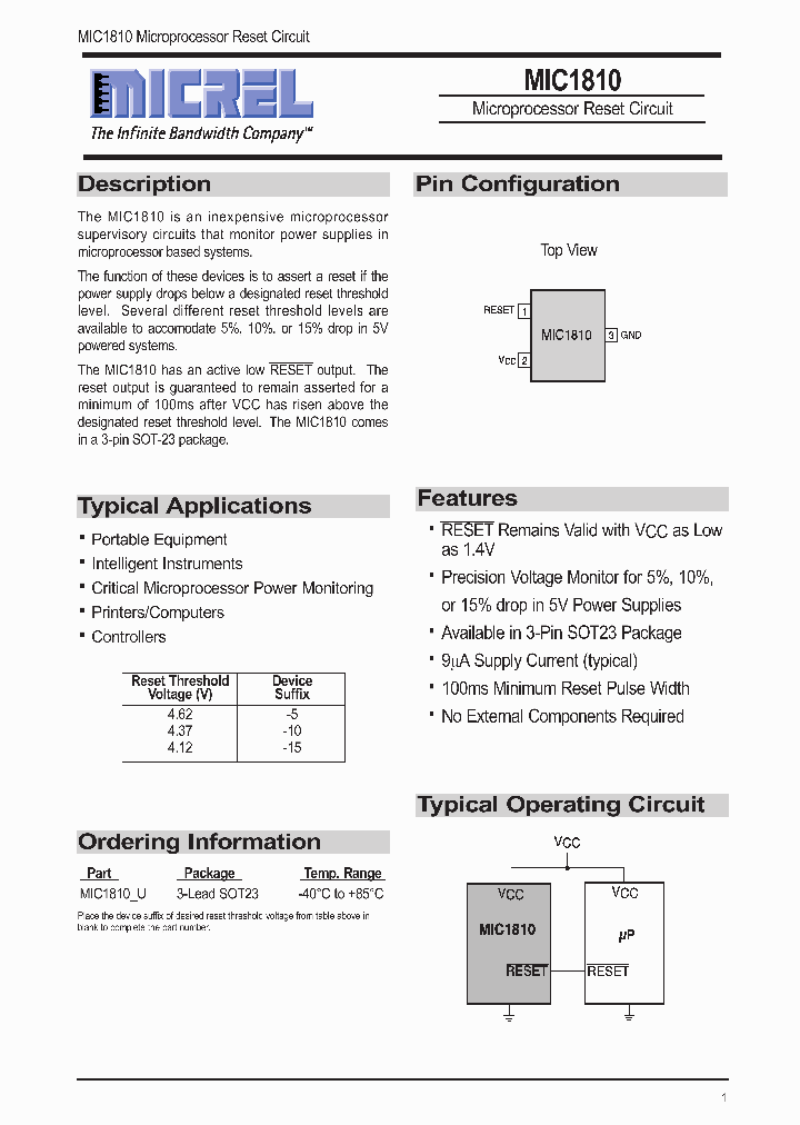 MIC1810U_1279249.PDF Datasheet
