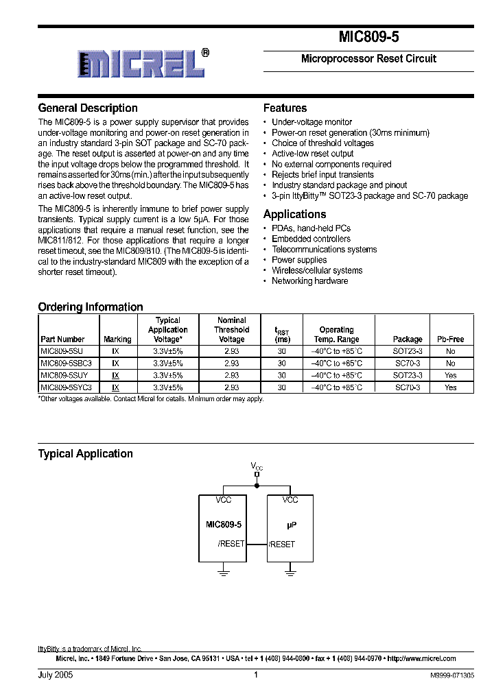 MIC809-5_1188823.PDF Datasheet
