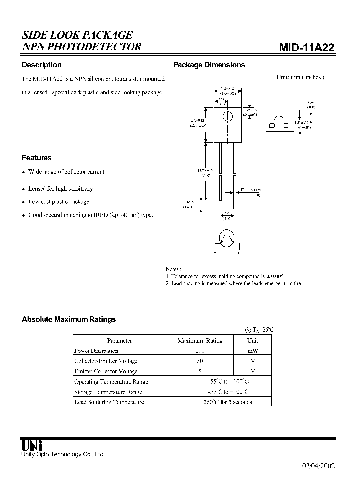 MID-11A22_1279526.PDF Datasheet