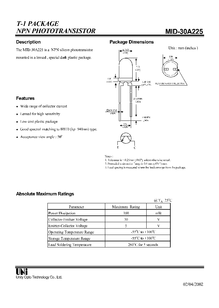 MID-30A225_1279539.PDF Datasheet