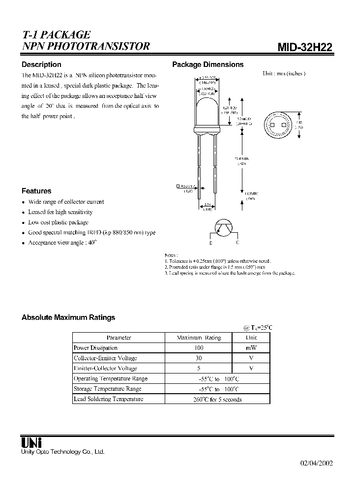 MID-32H22_1279545.PDF Datasheet