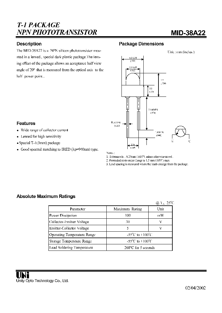 MID-38A22_1279549.PDF Datasheet