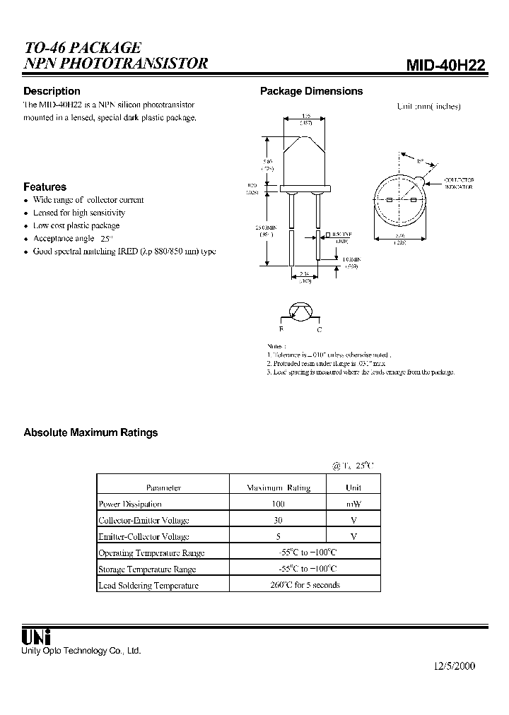 MID-40H22_1279553.PDF Datasheet