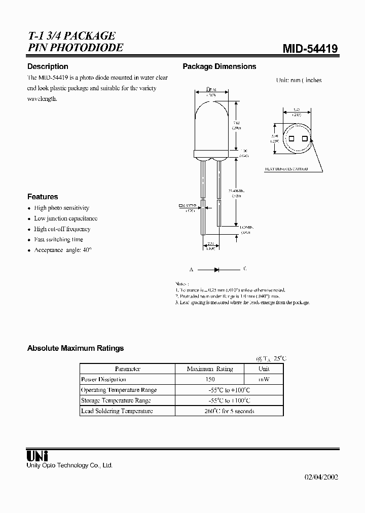 MID-54419_1279557.PDF Datasheet