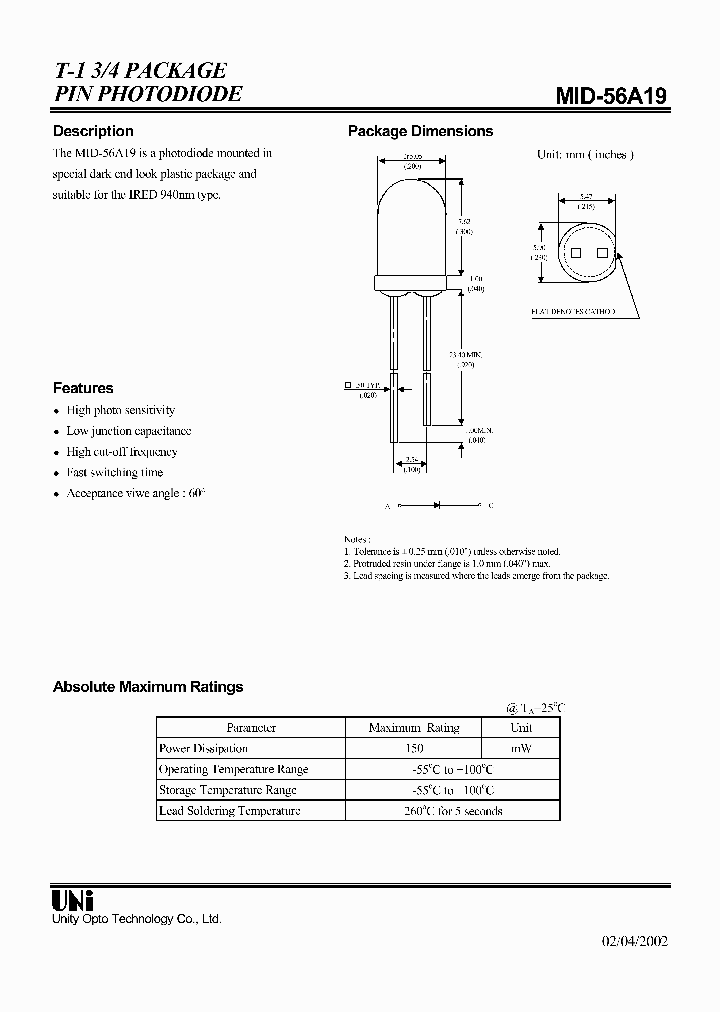 MID-56A19_1279565.PDF Datasheet