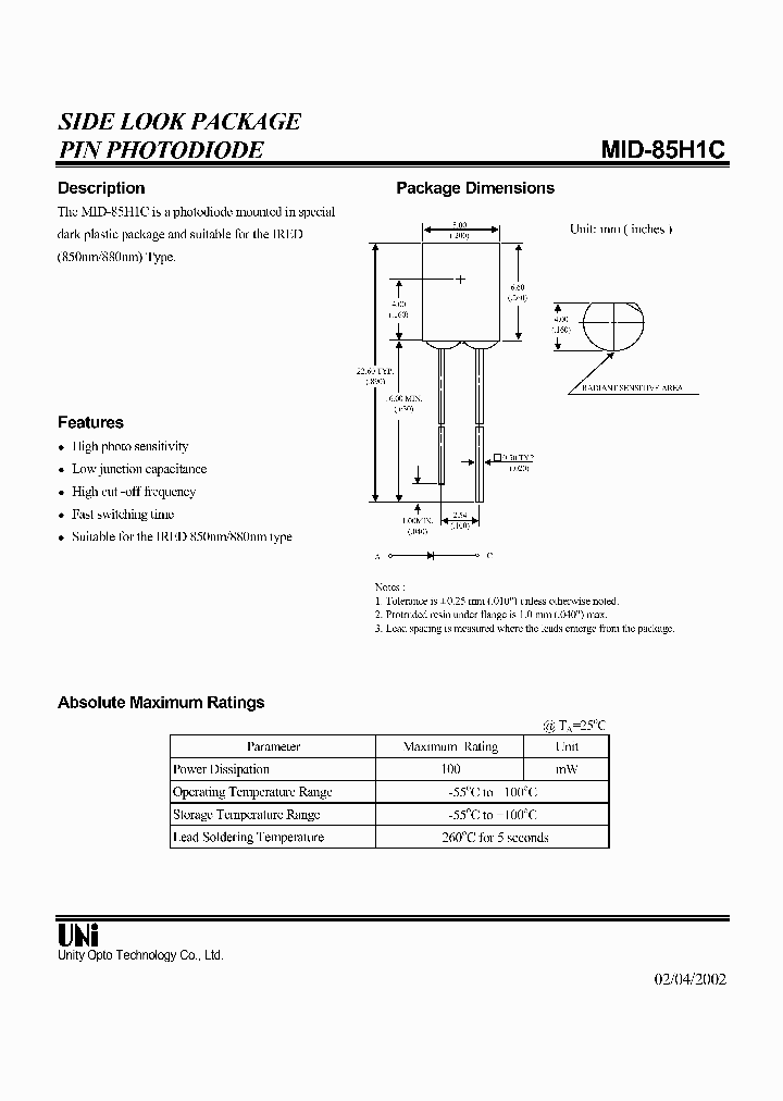 MID-85H1C_1279574.PDF Datasheet