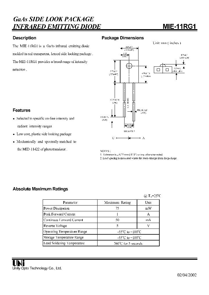 MIE-11RG1_1279591.PDF Datasheet