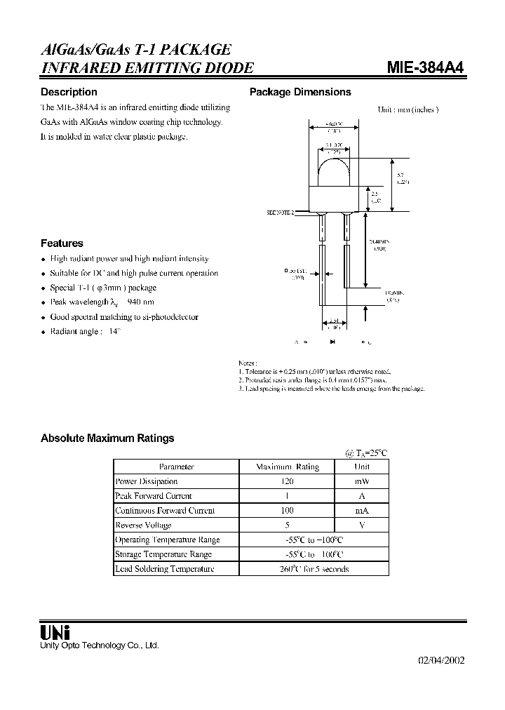 MIE-384A4_1279612.PDF Datasheet