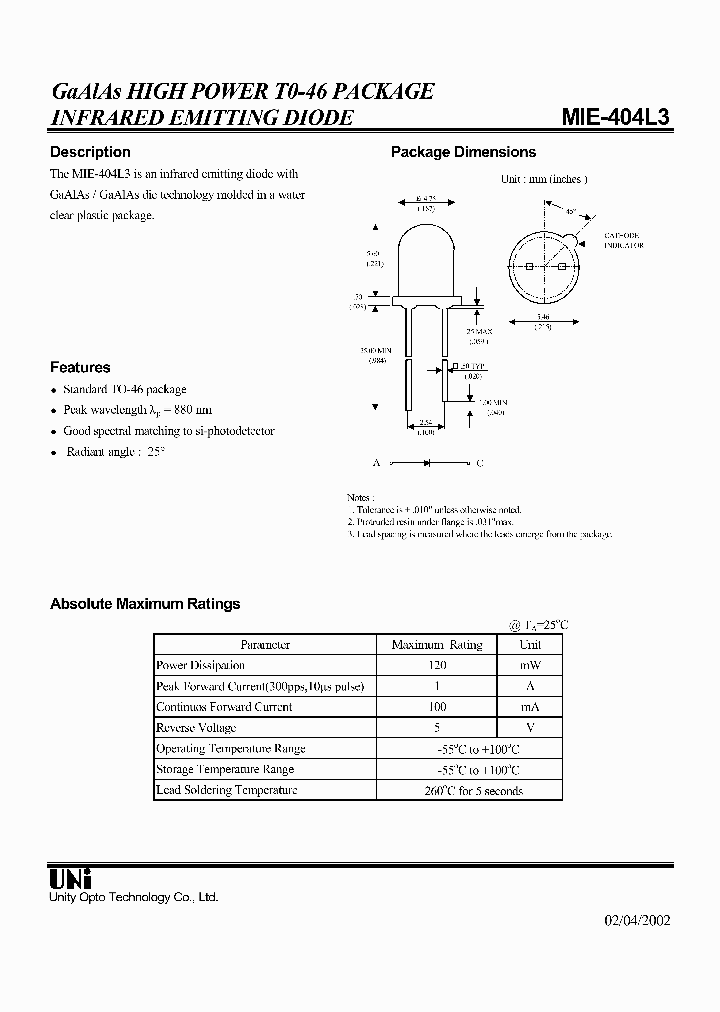 MIE-404L3_1279613.PDF Datasheet