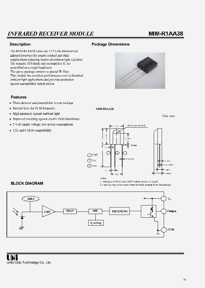 MIM-R1AA38_1279693.PDF Datasheet