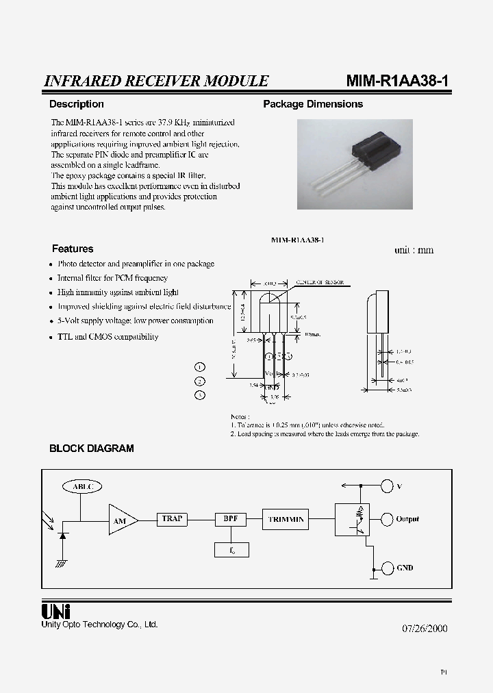 MIM-R1AA38-1_1279694.PDF Datasheet