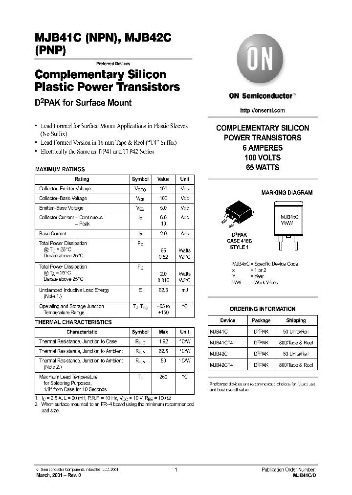 MJB42CT4_1279848.PDF Datasheet