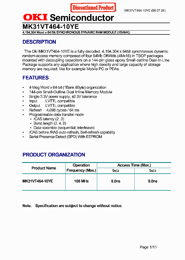 MK31VT464-10YE_1280130.PDF Datasheet