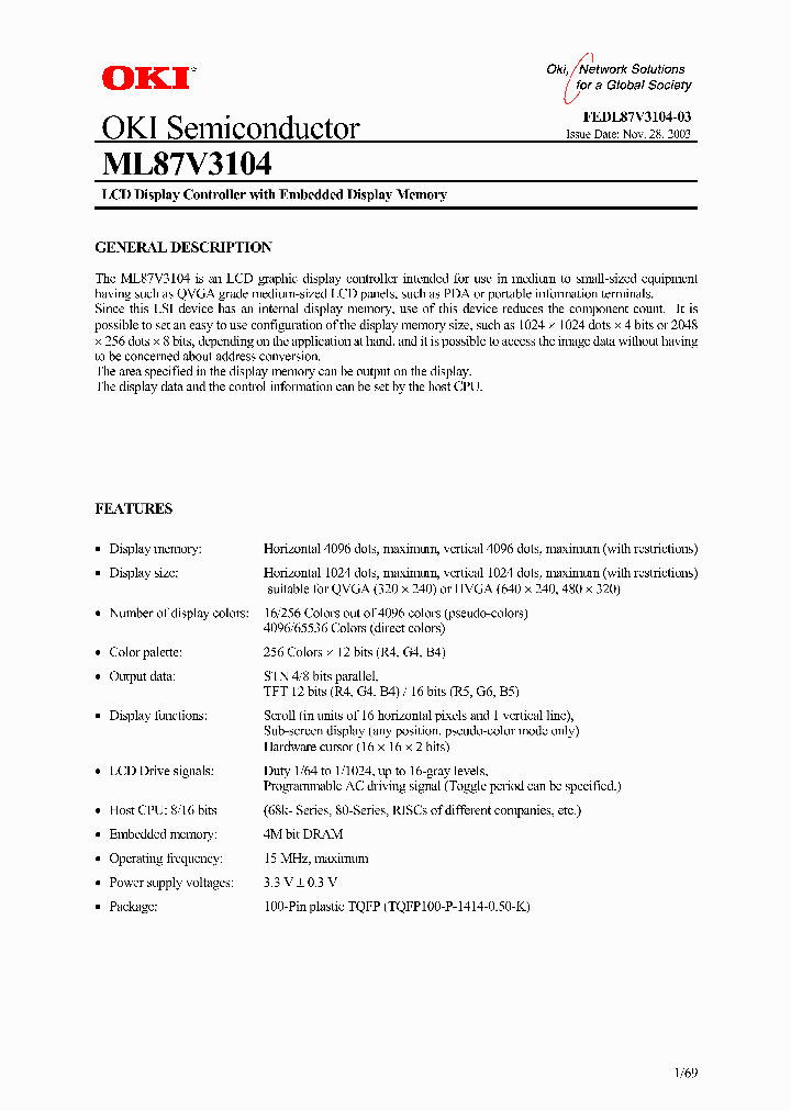 ML87V3104_1280503.PDF Datasheet