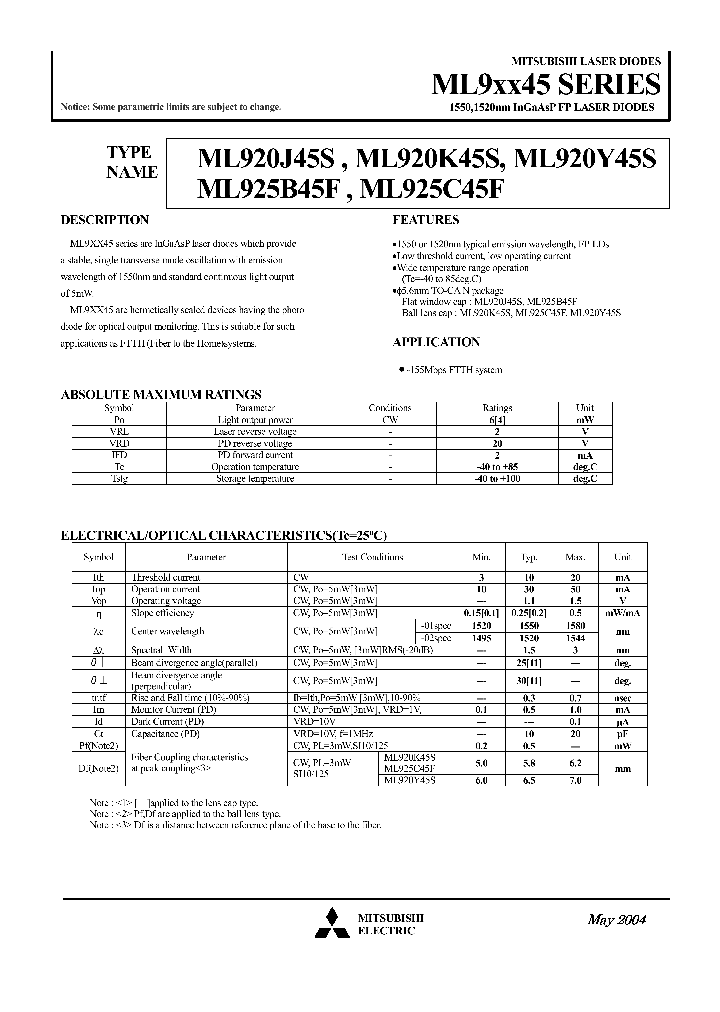 ML925C45F_1280537.PDF Datasheet