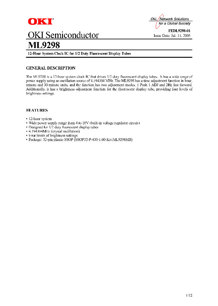 ML9298MB_1143672.PDF Datasheet