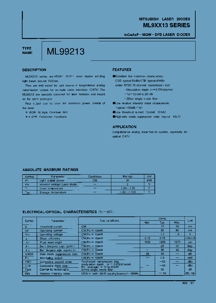 ML99213_1280550.PDF Datasheet