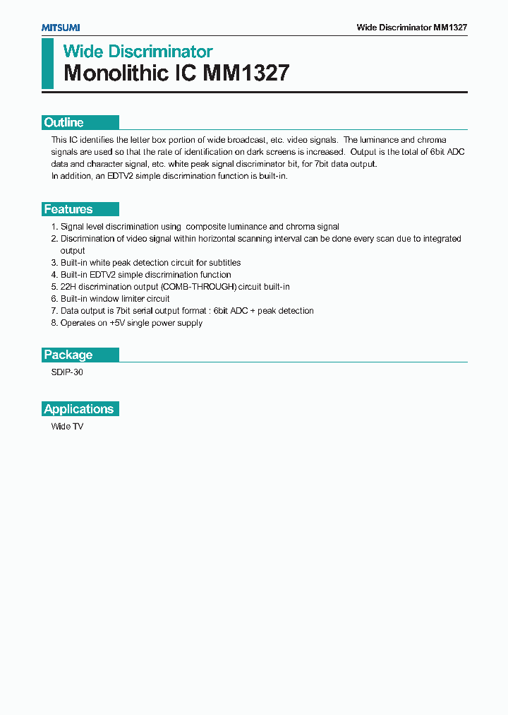 MM1327XD_1280684.PDF Datasheet