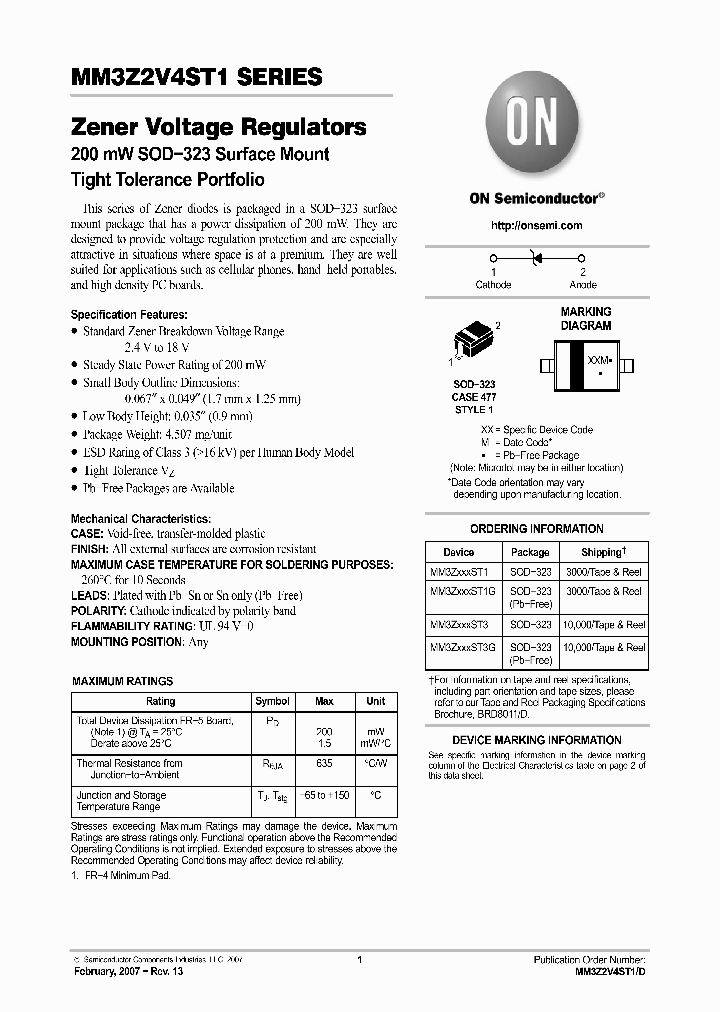 MM3Z2V4ST1G_659306.PDF Datasheet