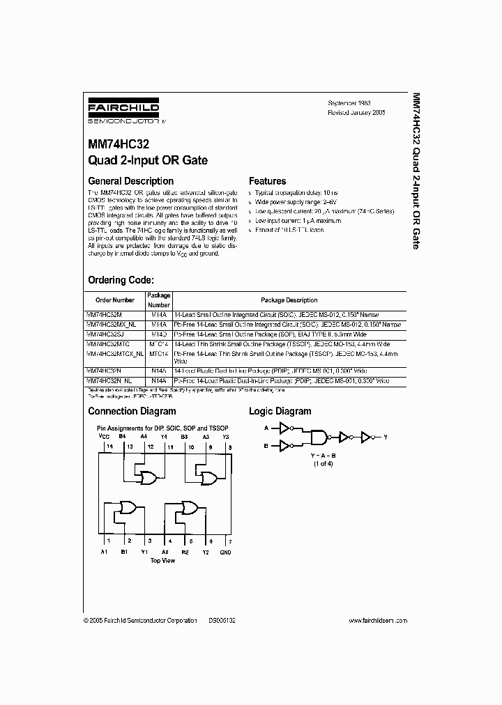 MM74HC32MXNL_1143820.PDF Datasheet