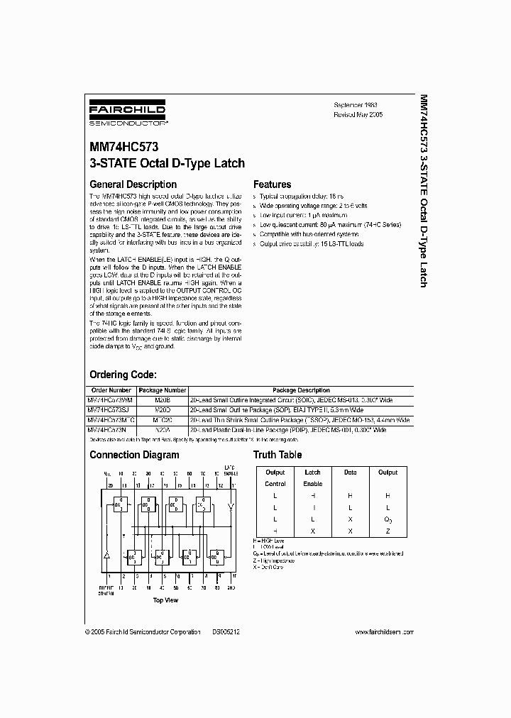 MM74HC57305_1280912.PDF Datasheet