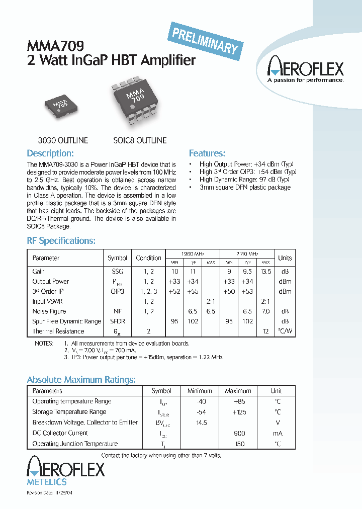 MMA709_1281018.PDF Datasheet
