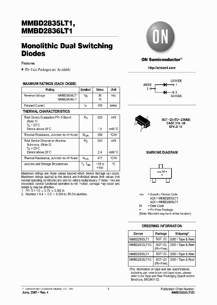 MMBD2835LT1G_1162940.PDF Datasheet