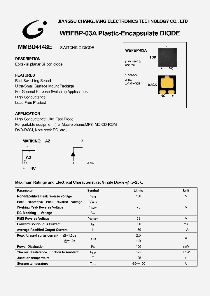 MMBD4148E_1281104.PDF Datasheet