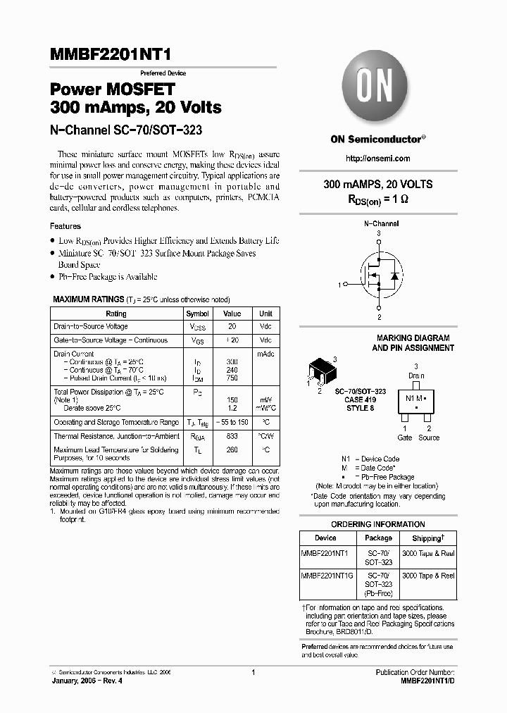 MMBF2201NT1G_1032414.PDF Datasheet