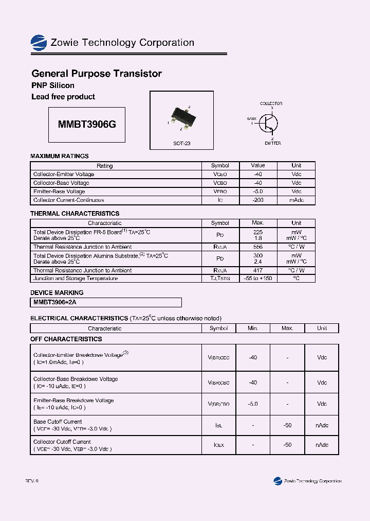 MMBT3906G_1281319.PDF Datasheet
