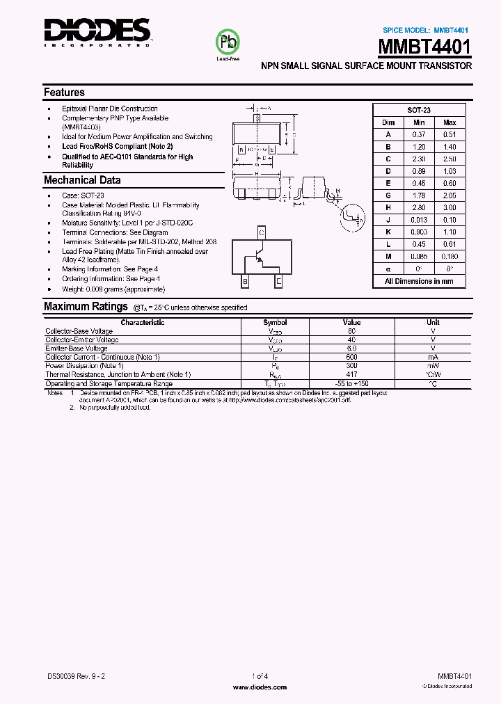 MMBT4401-7-F_1281350.PDF Datasheet