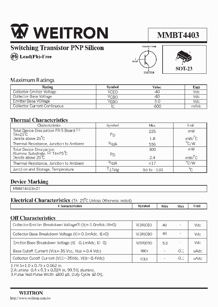 MMBT4403_1141377.PDF Datasheet