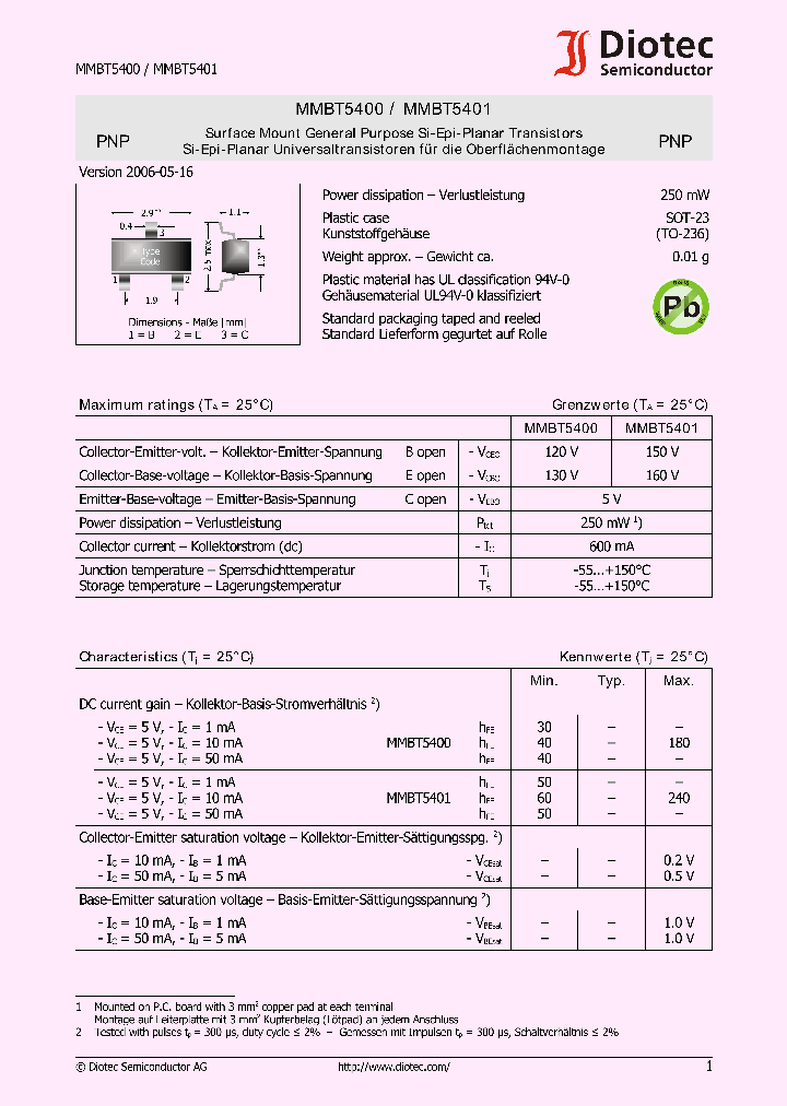 MMBT5400_1083056.PDF Datasheet