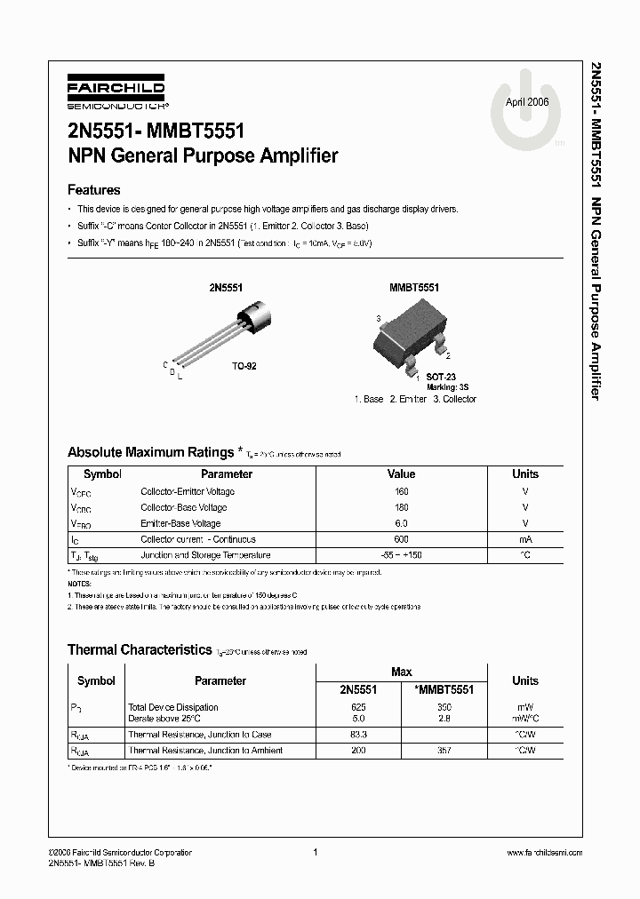 MMBT5551_1083077.PDF Datasheet