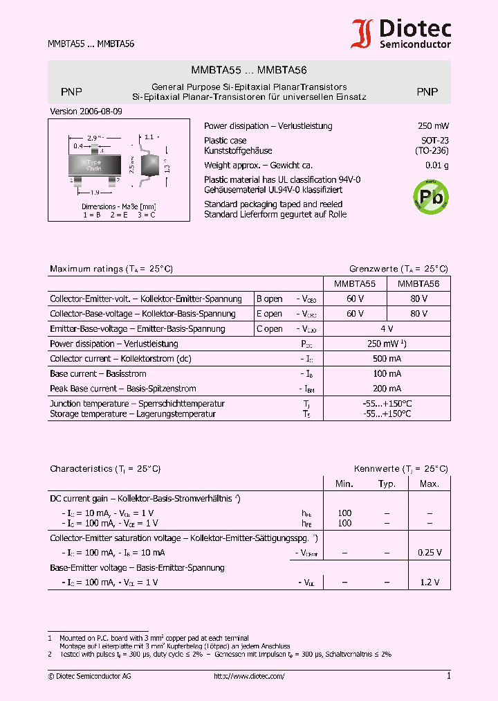 MMBTA56_1160858.PDF Datasheet