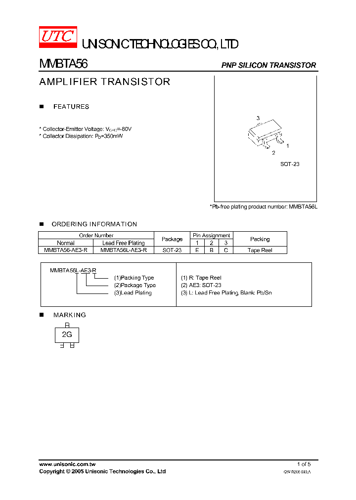 MMBTA56_1026865.PDF Datasheet
