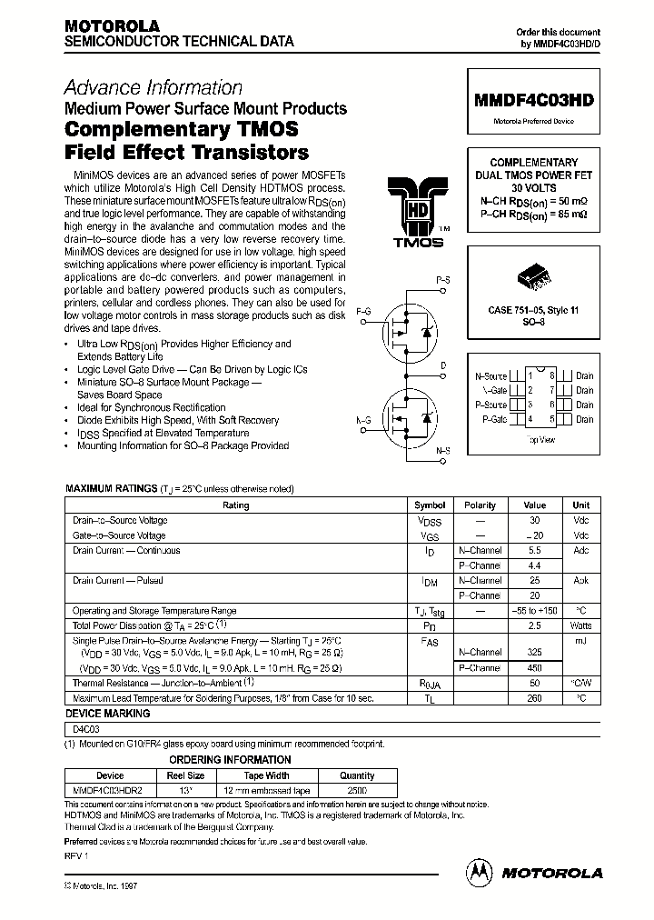 MMDF4C03HD_1281611.PDF Datasheet
