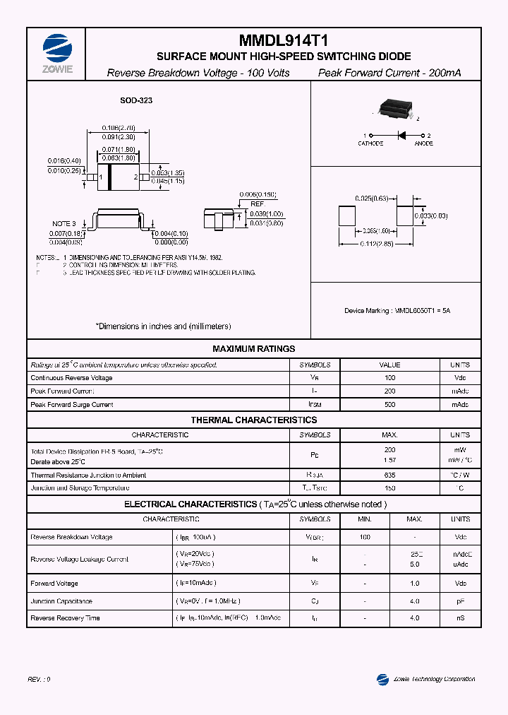 MMDL914T1_1118497.PDF Datasheet