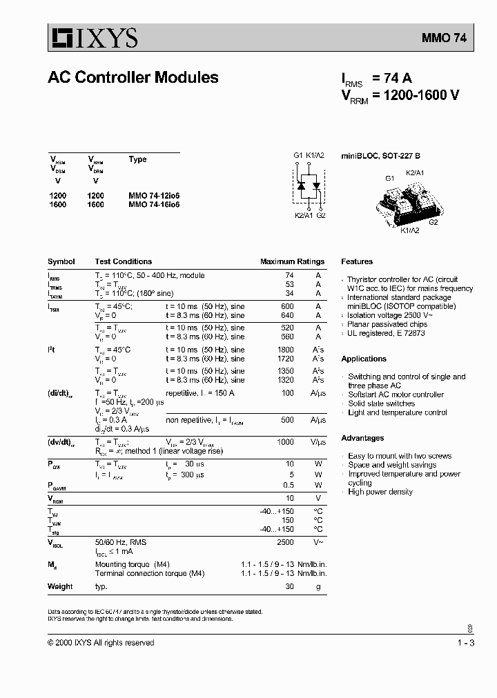 MMO74-16IO6_1281727.PDF Datasheet
