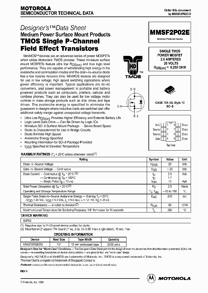 MMSF2P02E_1281761.PDF Datasheet