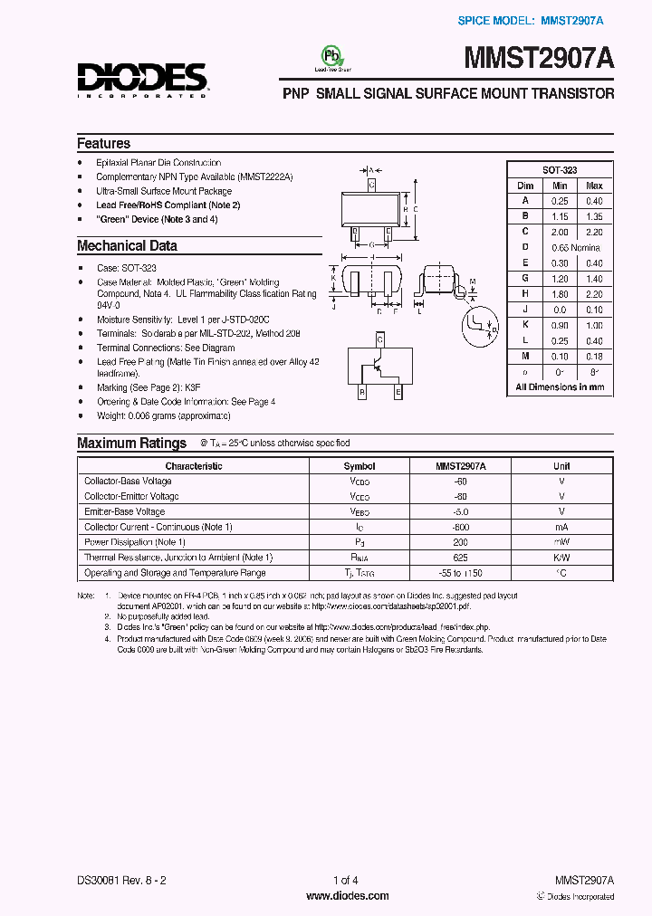 MMST2907A-7-F_1159292.PDF Datasheet