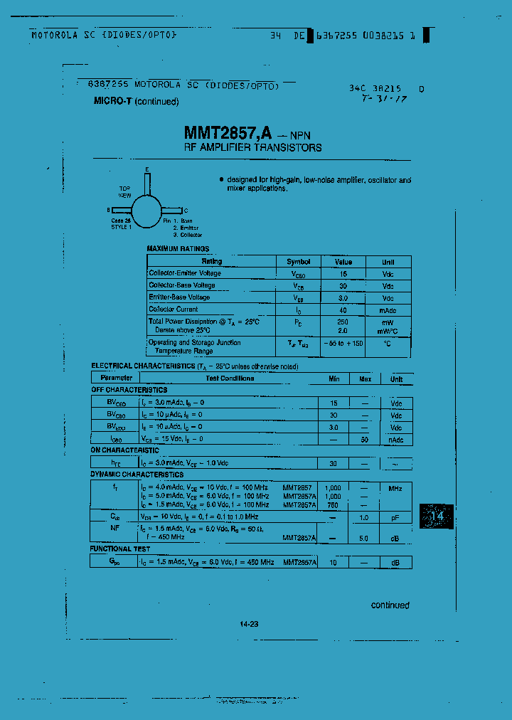 MMT2857A_1281864.PDF Datasheet