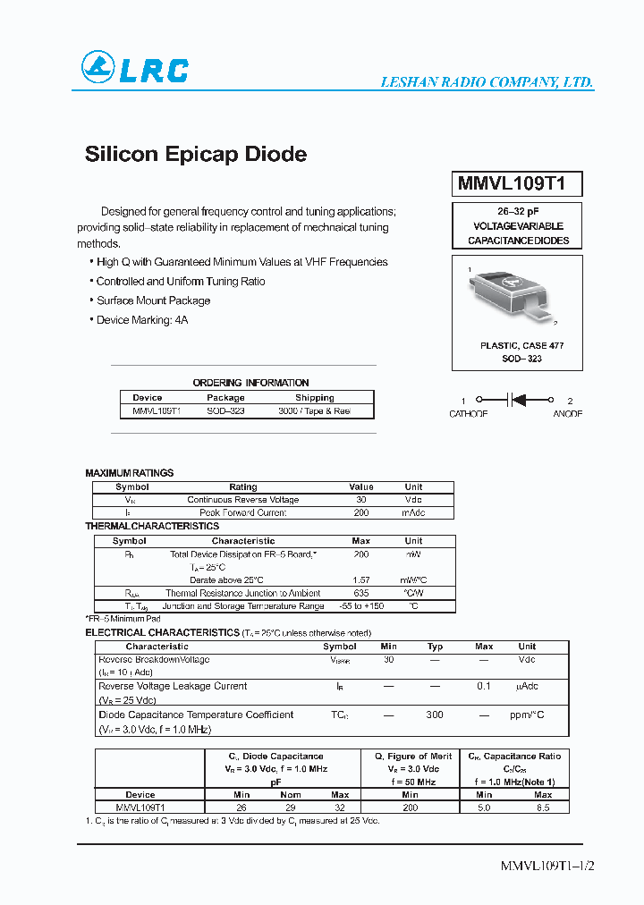 MMVL109T1_1120950.PDF Datasheet